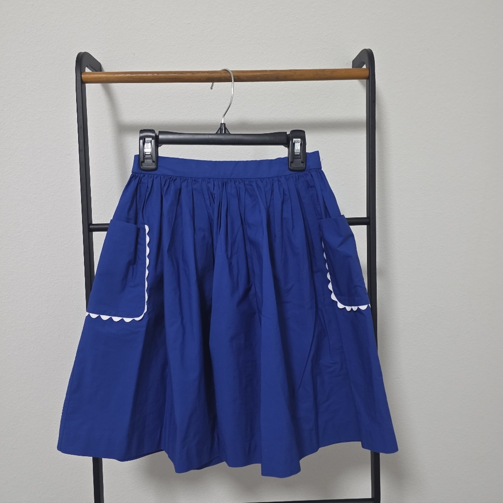 Jacadi  Blue Girl's Skirt with Pockets